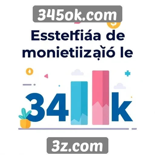Estratégias de monetização do site 345ok.com